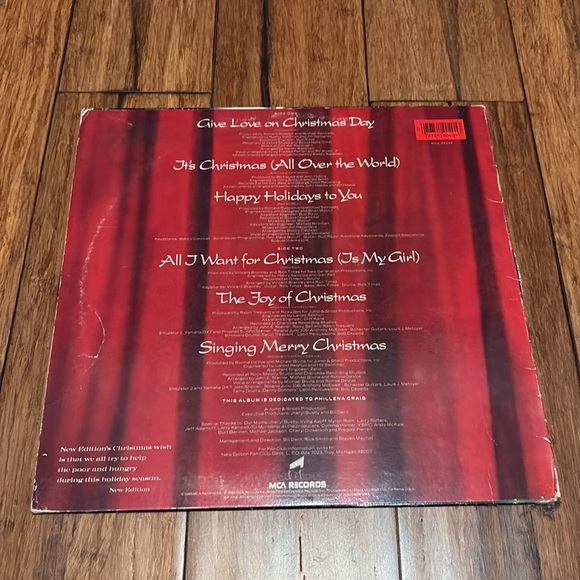 New Edition - “Christmas All Over The World” Vinyl LP - Picture 2 of 6